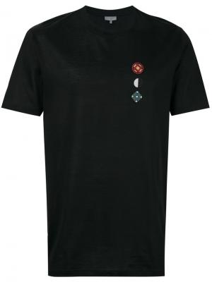 Декорированная футболка Lanvin. Цвет: чёрный
