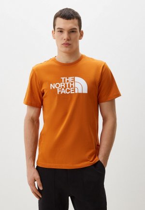 Футболка The North Face. Цвет: оранжевый