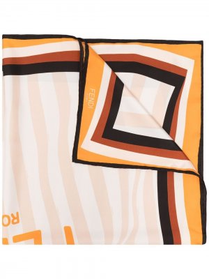 Платок Pequin с полосками Fendi. Цвет: нейтральные цвета