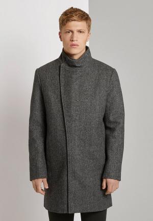 Пальто Tom Tailor Denim. Цвет: серый