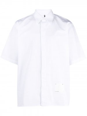 Рубашка с короткими рукавами и нашивкой-логотипом OAMC. Цвет: белый