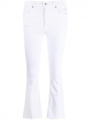 Расклешенные джинсы с завышенной талией Dondup. Цвет: белый