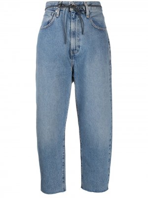 Levis укороченные джинсы бойфренды с завышенной талией Levi's. Цвет: синий