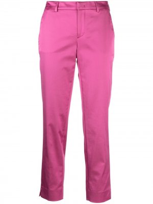 Укороченные брюки строгого кроя Pt01. Цвет: розовый