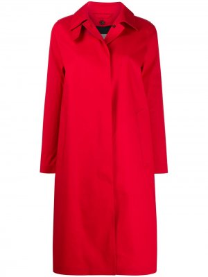 Пальто с рукавами три четверти Mackintosh. Цвет: красный