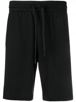 Спортивные шорты с логотипом Calvin Klein. Цвет: черный