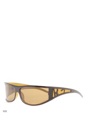 Солнцезащитные очки RG 675 03 ROMEO GIGLI. Цвет: коричневый, желтый