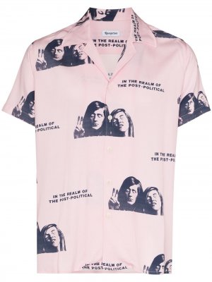 Рубашка Realm с короткими рукавами Reception. Цвет: розовый