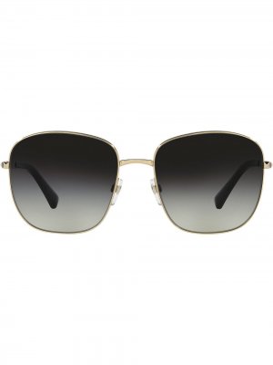 Солнцезащитные очки Rockstud Valentino Eyewear. Цвет: черный