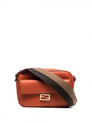 Каркасная сумка на плечо Fendi. Цвет: оранжевый