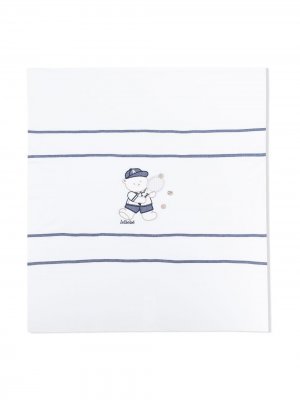 Одеяло с вышивкой Le Bebé Enfant. Цвет: белый