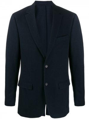 Пиджак с заостренными лацканами Salvatore Ferragamo. Цвет: синий