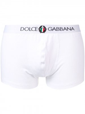 Боксеры по фигуре Dolce & Gabbana. Цвет: белый