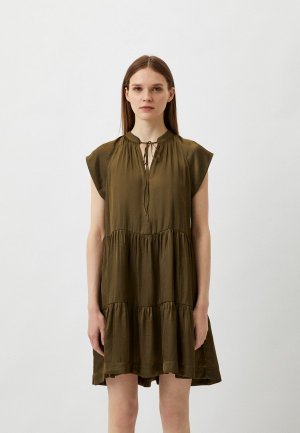 Платье Zadig & Voltaire. Цвет: хаки