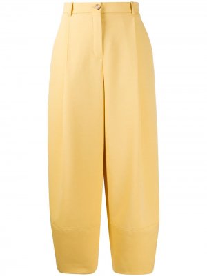 Укороченные брюки строгого кроя Nina Ricci. Цвет: желтый