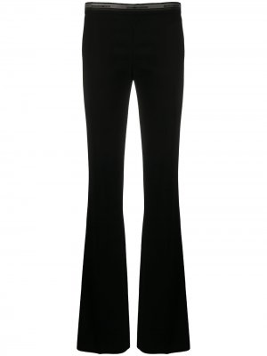 Расклешенные брюки 1990-х годов с логотипом Gianfranco Ferré Pre-Owned. Цвет: черный