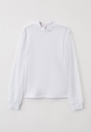Блуза Button Blue. Цвет: белый