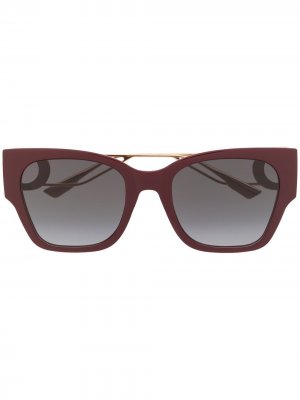 Солнцезащитные очки 30 Montaigne 1 в квадратной оправе Dior Eyewear. Цвет: красный