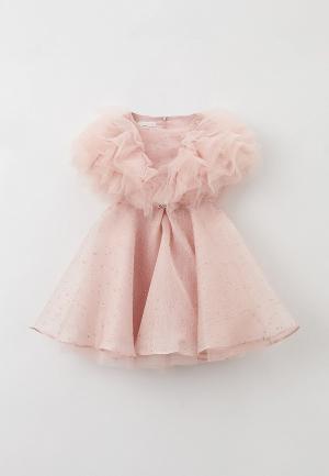 Платье Choupette. Цвет: розовый