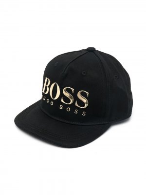 Кепка с логотипом BOSS Kidswear. Цвет: черный