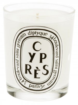 Свеча Cypres Diptyque. Цвет: белый