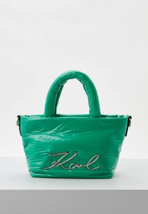 Сумка Karl Lagerfeld. Цвет: зеленый