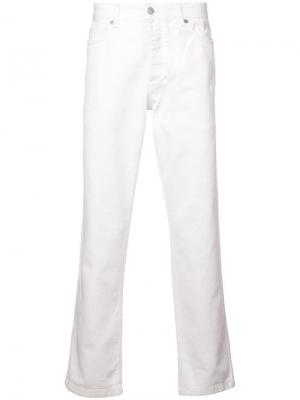 Саржевые брюки Edvard Norse Projects. Цвет: белый