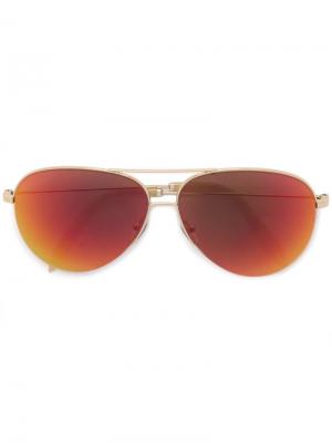 Солнцезащитные очки-авиаторы Victoria Beckham. Цвет: многоцветный