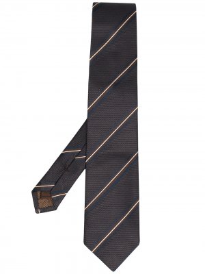 Churchs галстук в диагональную полоску Church's. Цвет: коричневый