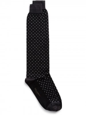 Носки с вышивкой Dolce & Gabbana. Цвет: черный