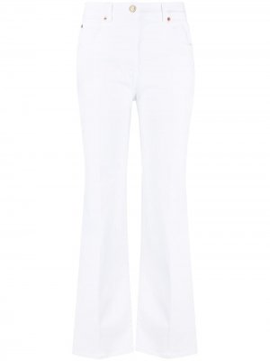 Расклешенные джинсы VGold Valentino. Цвет: белый