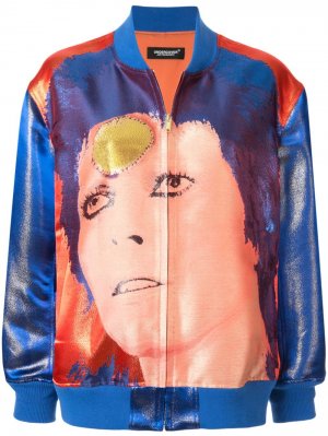 Куртка-бомбер Bowie UNDERCOVER. Цвет: синий