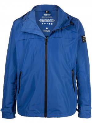 Куртка Dalven на молнии с капюшоном Ecoalf. Цвет: синий