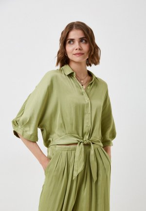 Блуза Twist. Цвет: зеленый