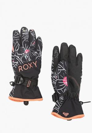 Перчатки Roxy. Цвет: черный