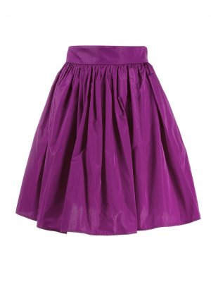 Плиссированная юбка мини MSGM. Цвет: фиолетовый