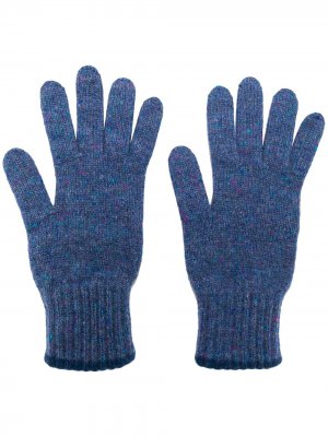 Кашемировые перчатки Pringle of Scotland. Цвет: синий