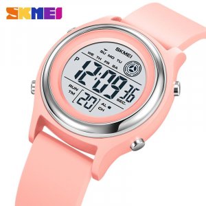 SKMEI повседневные цифровые часы с обратным отсчетом, женские подсветкой, секундомер, наручные часы, водонепроницаемые 50 м