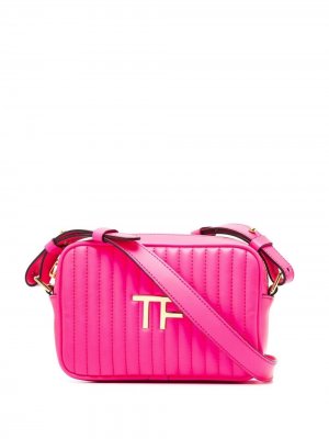 Каркасная сумка на плечо TOM FORD. Цвет: розовый