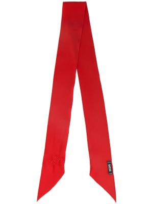 Классический шарф Red Rockins. Цвет: красный