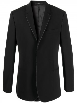 Пиджак с декоративной строчкой PAUL SMITH. Цвет: черный