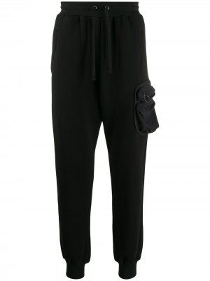 Спортивные брюки с накладным карманом Damir Doma. Цвет: черный