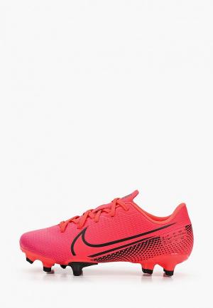 Бутсы Nike. Цвет: коралловый