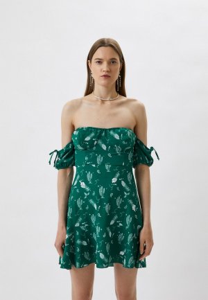 Платье Chiara Ferragni. Цвет: зеленый