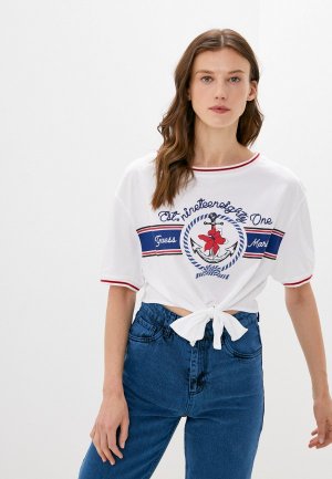 Футболка Guess. Цвет: белый
