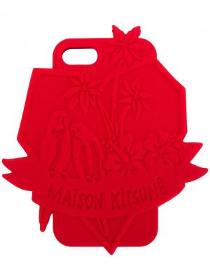 Чехол для iPhone 7 Maison Kitsuné. Цвет: красный