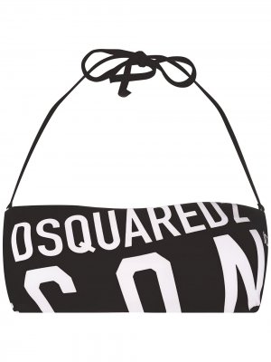 Лиф-бандо с логотипом Dsquared2. Цвет: черный