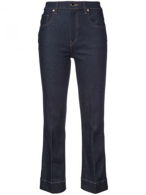 Укороченные джинсы Khaite. Цвет: синий