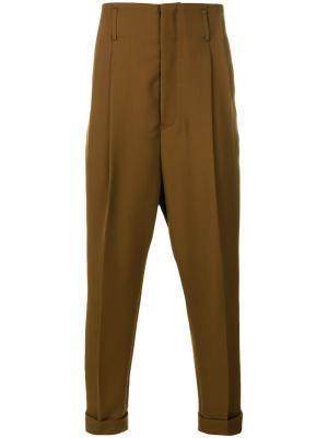 Классические брюки Haider Ackermann. Цвет: коричневый