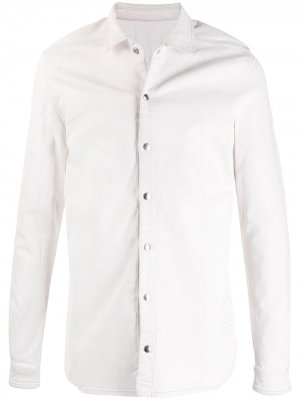 Джинсовая куртка на кнопках с длинными рукавами Rick Owens DRKSHDW. Цвет: черный
